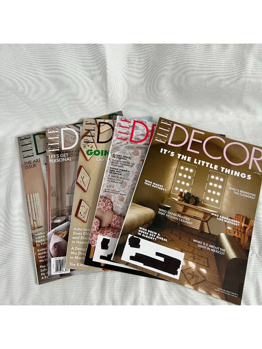 Elle Decor Magazine Bundle Of 5 Issues 2023 Home Design & Interior Inspiration